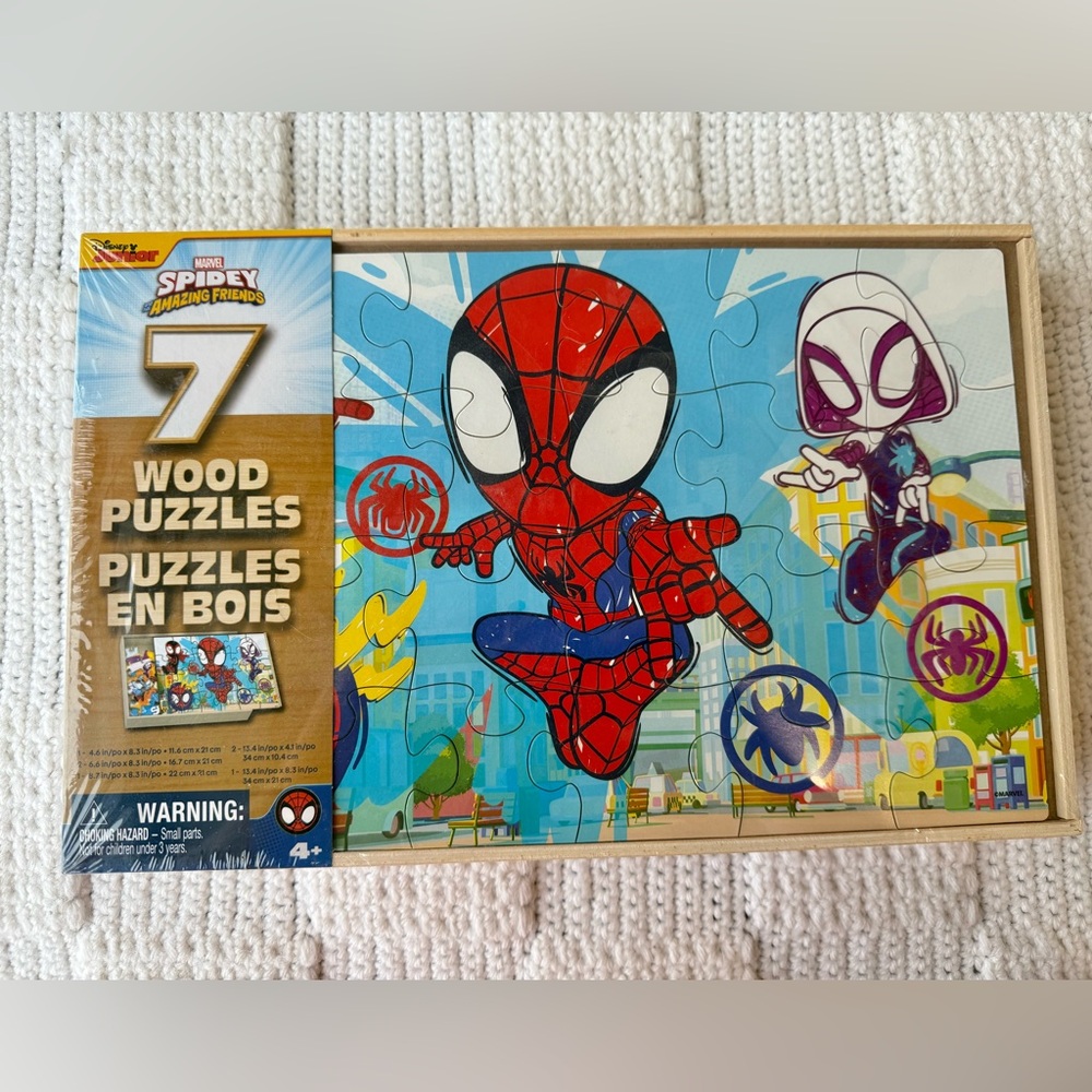 Marvel Spidey and His Amazing Friends Wood Puzzles